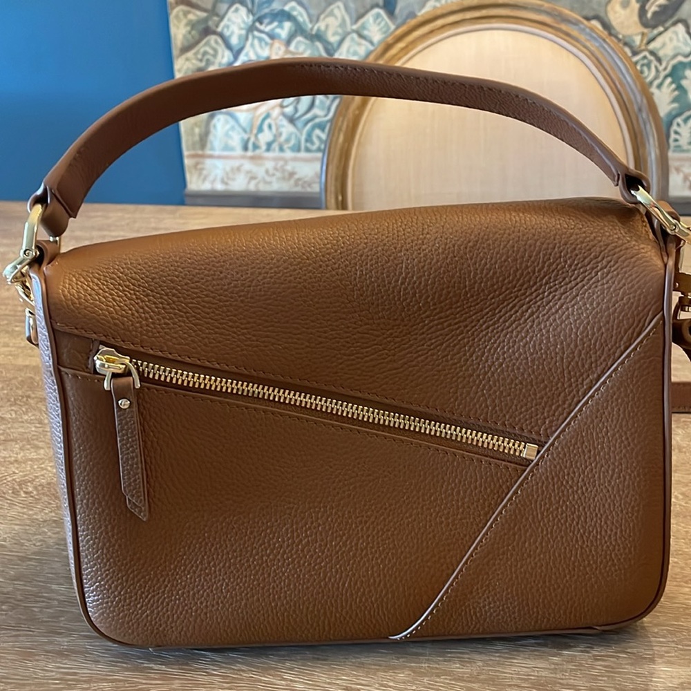 Quince - Italian leather patchwork crossbody - Picture 5 of 6
